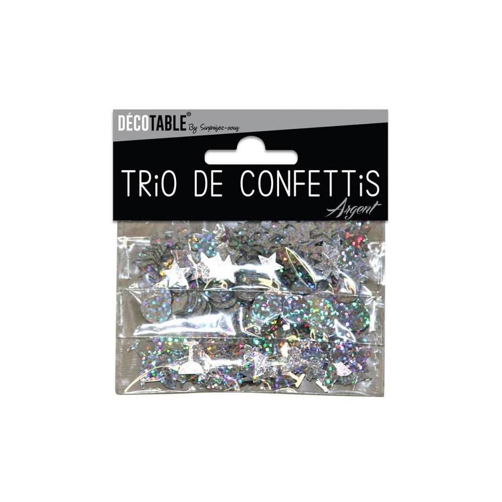 Trio de confettis