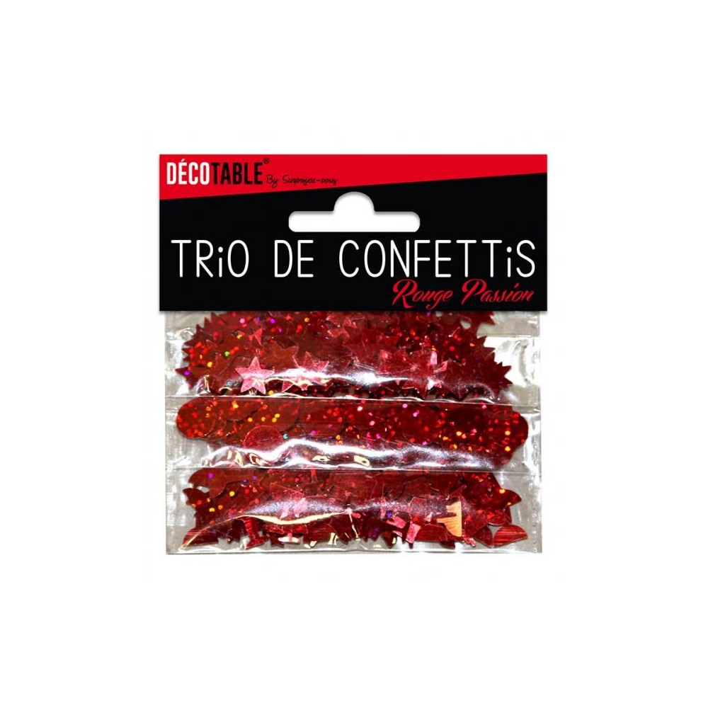 Trio de confettis