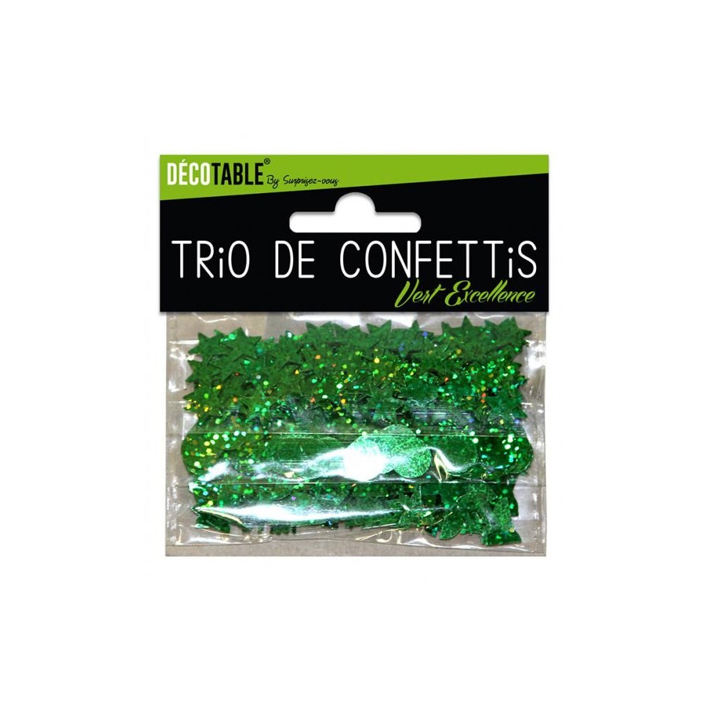 Trio de confettis