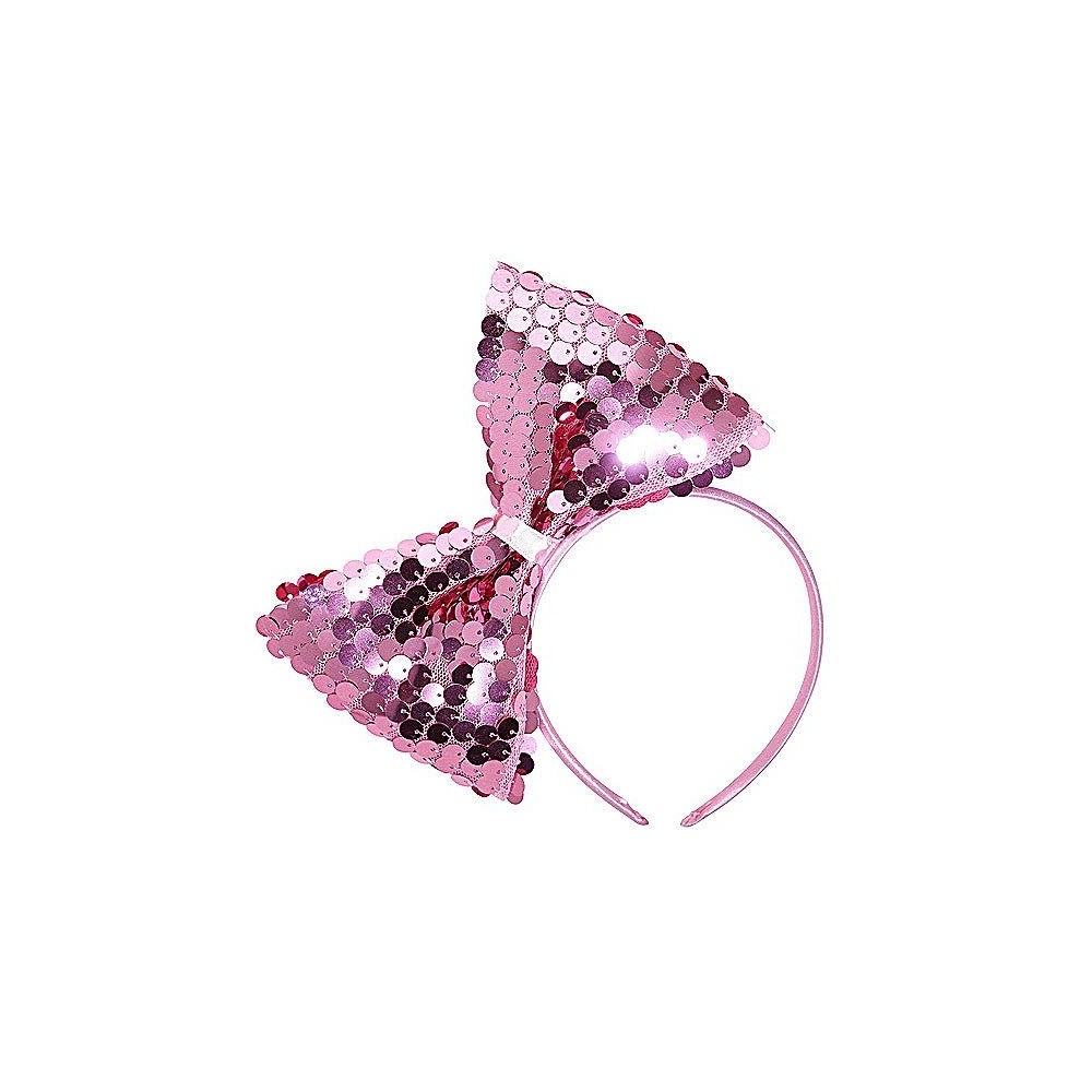 Serre-tête avec noeud à paillettes