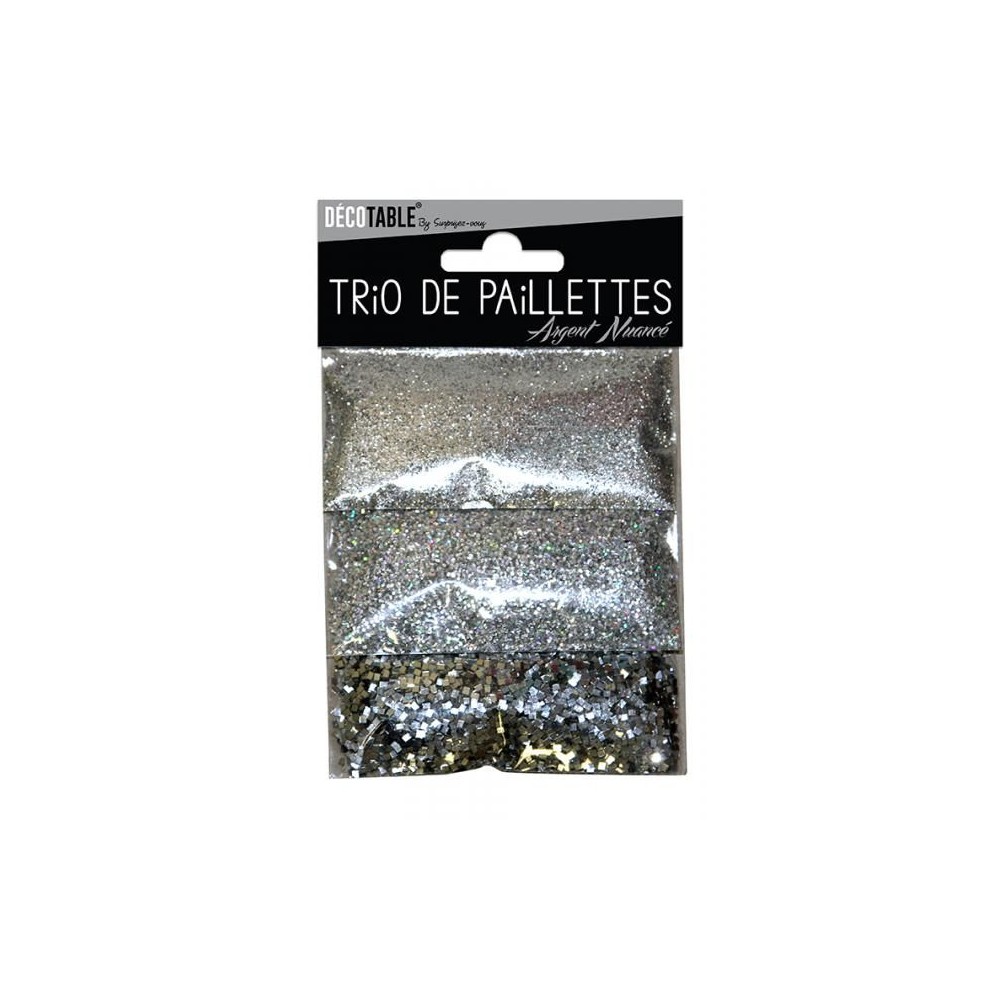 Trio de paillettes