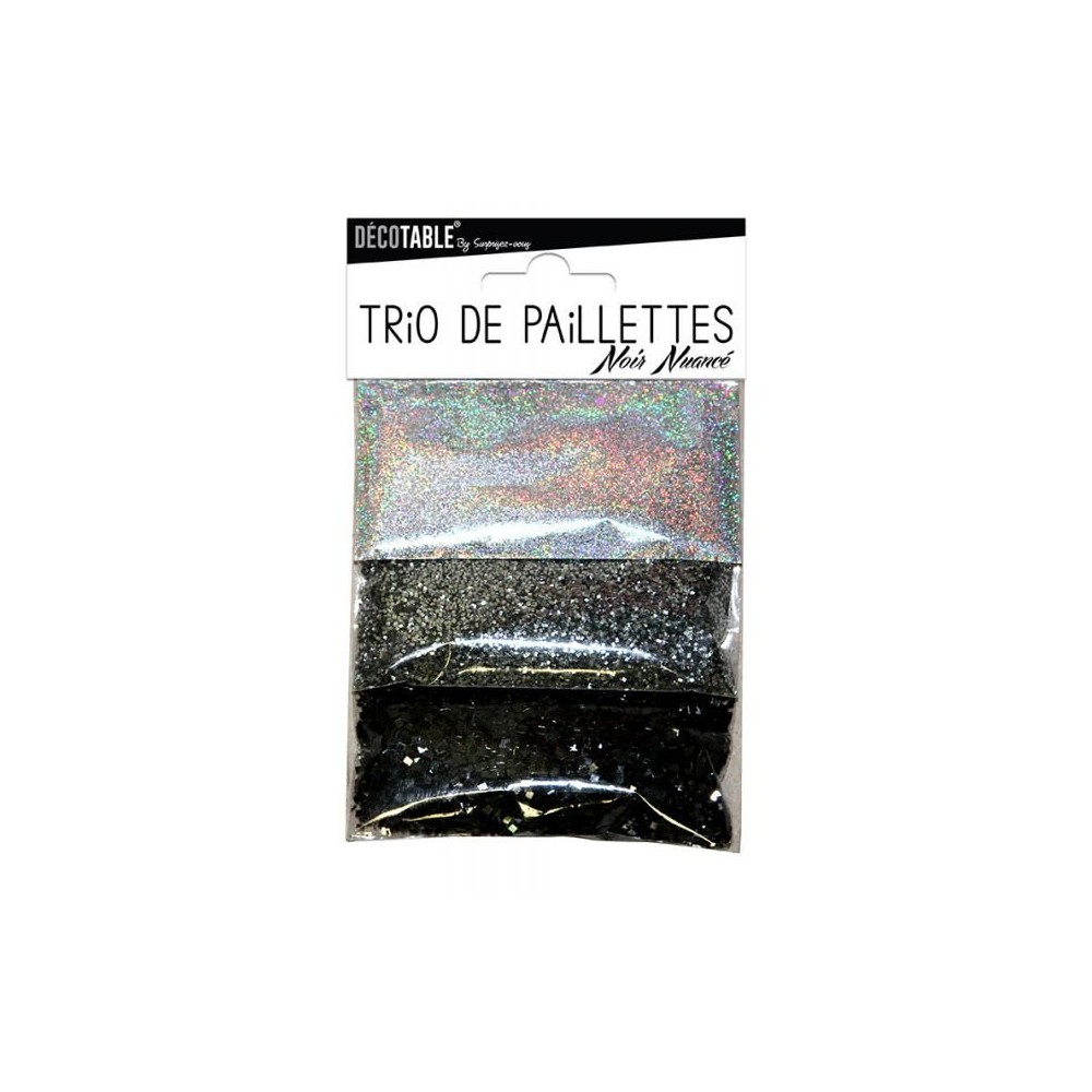 Trio de paillettes