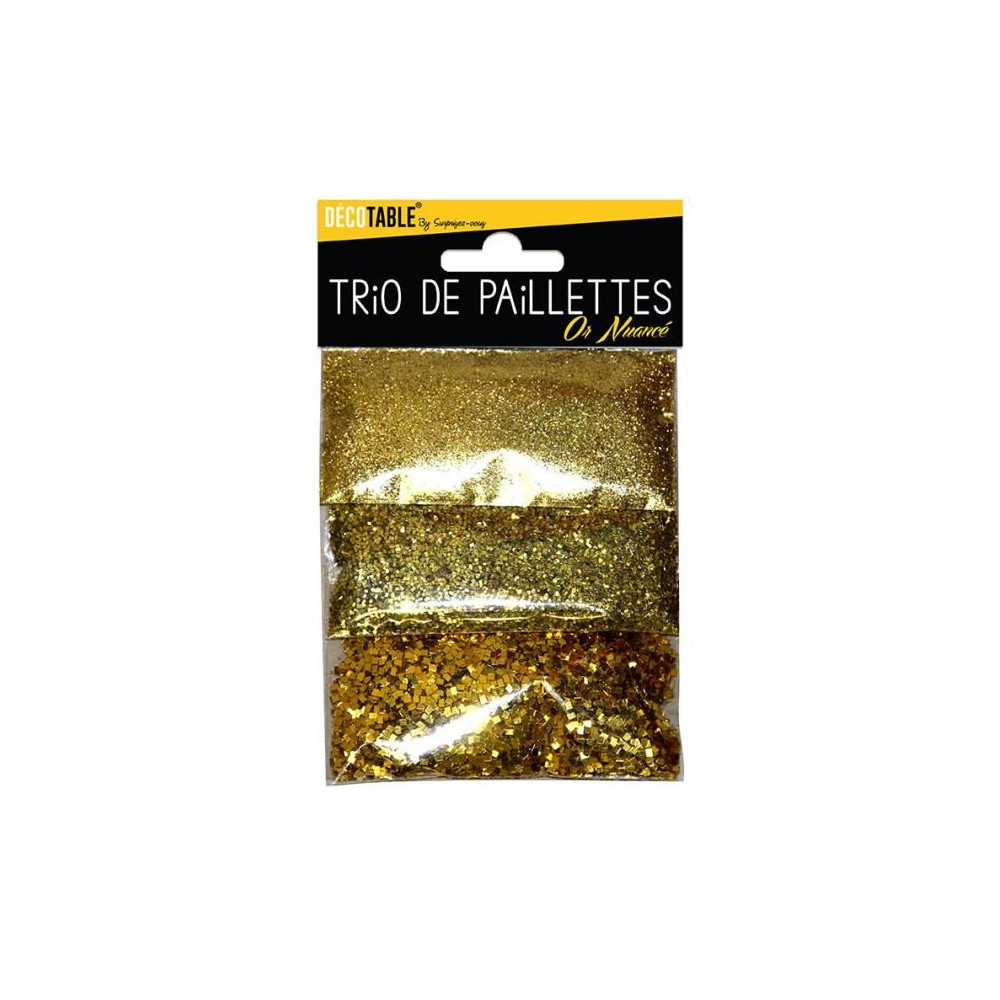 Trio de paillettes