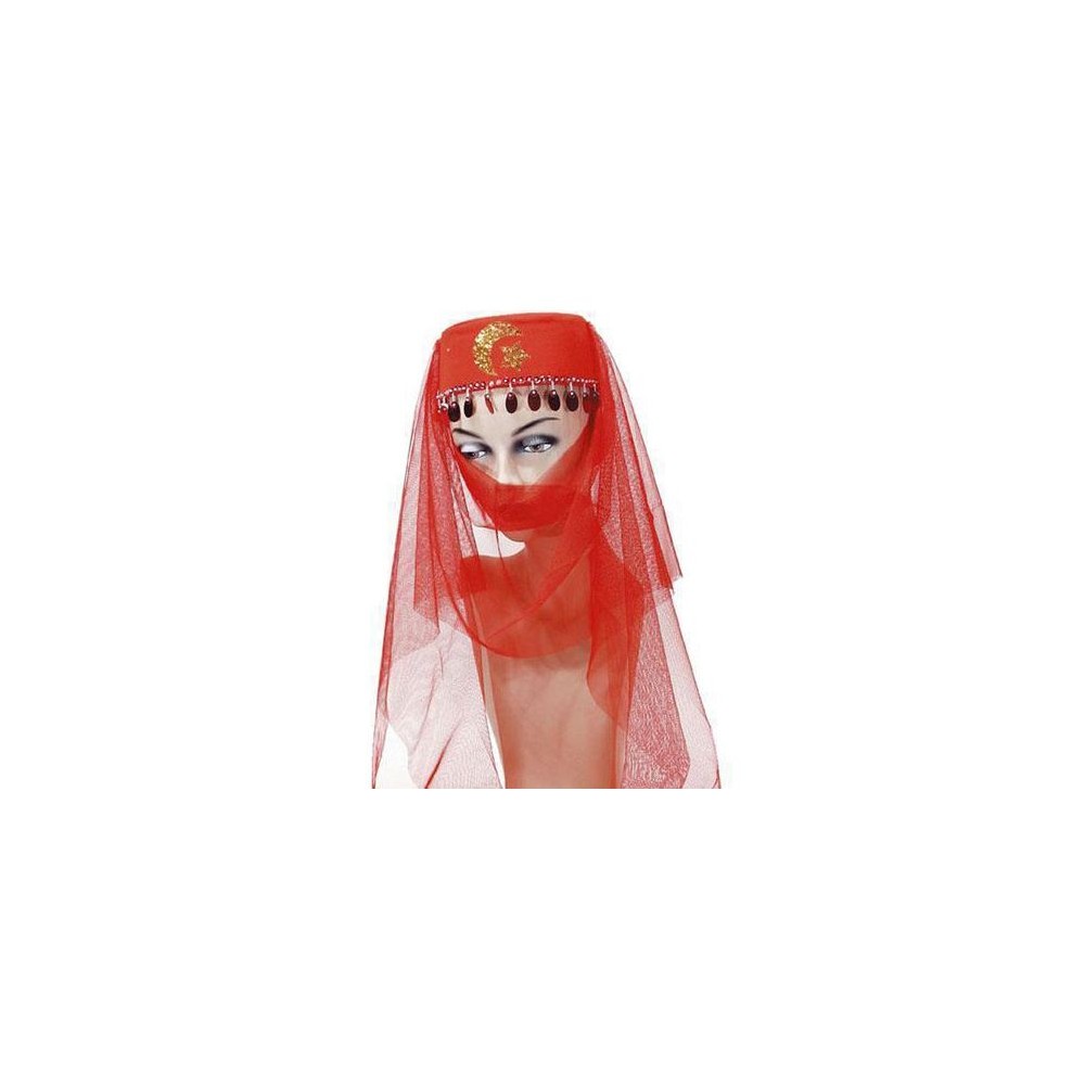 Coiffe orientale avec voile