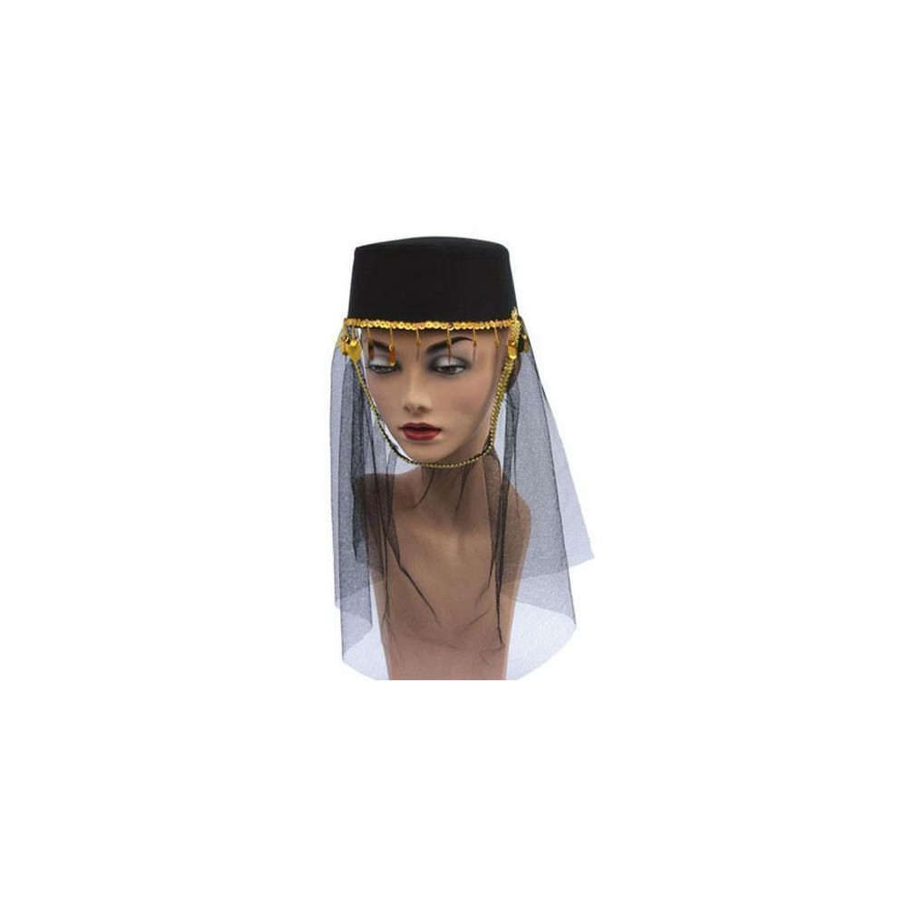 Coiffe orientale avec voile