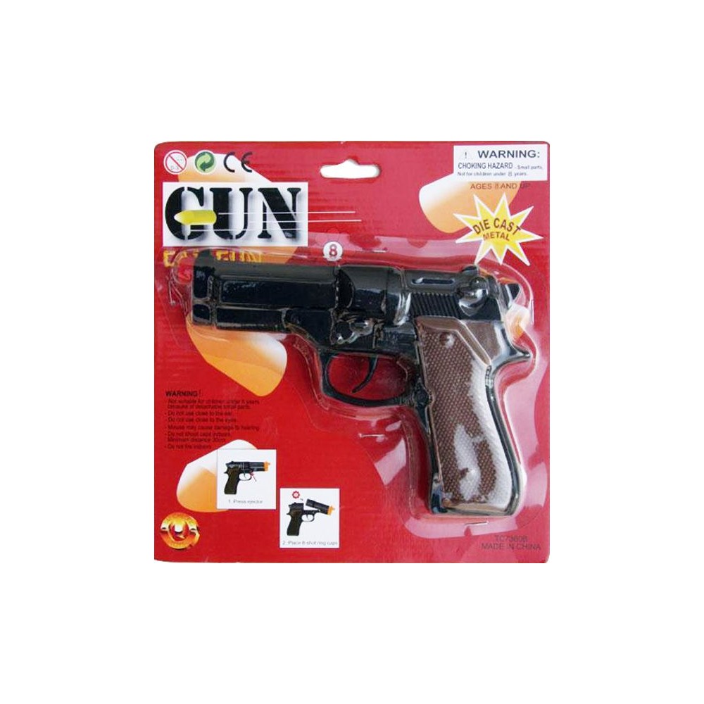Pistolet à amorces 8 coups