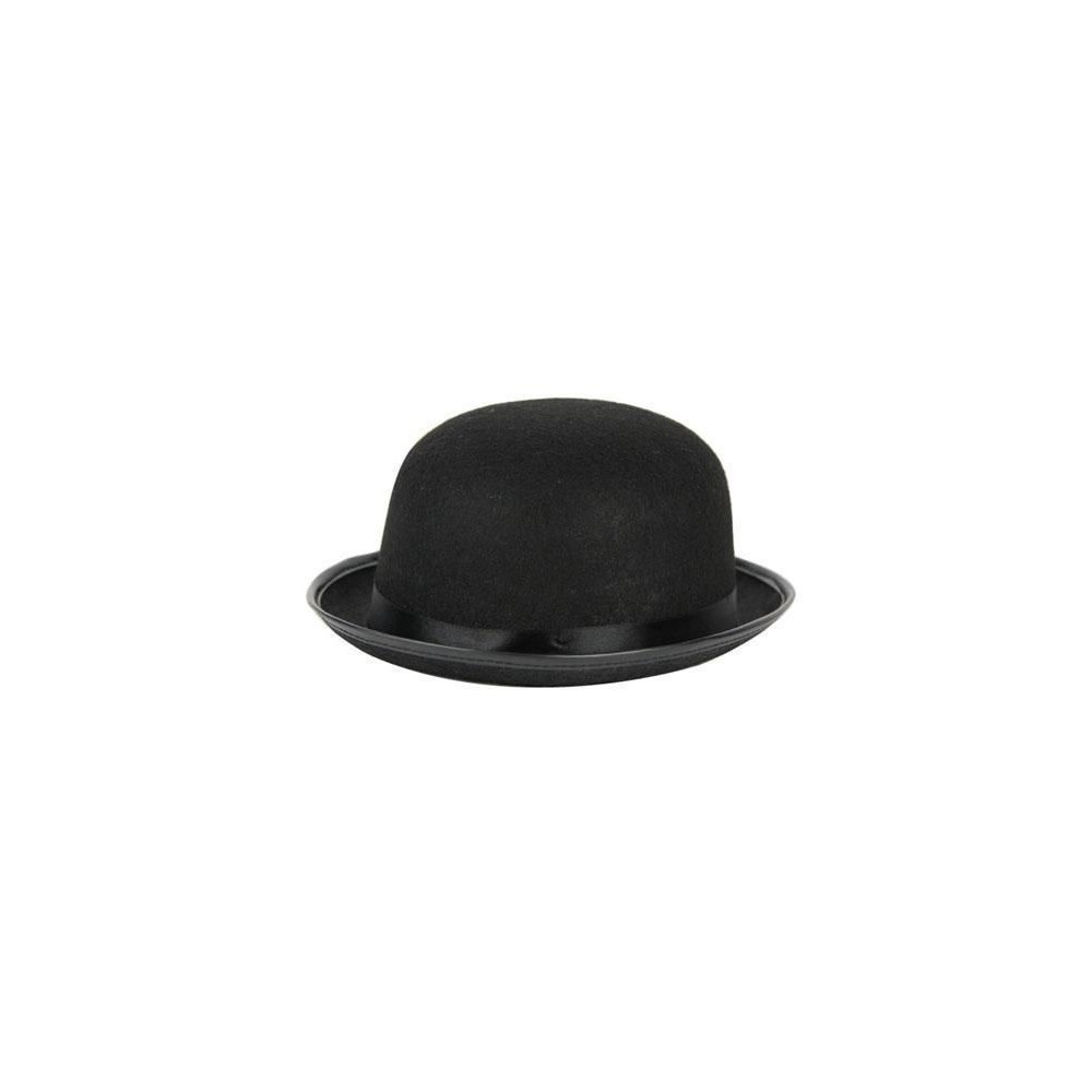 Chapeau melon feutre noir