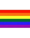 Drapeau arc-en-ciel avec oeillets