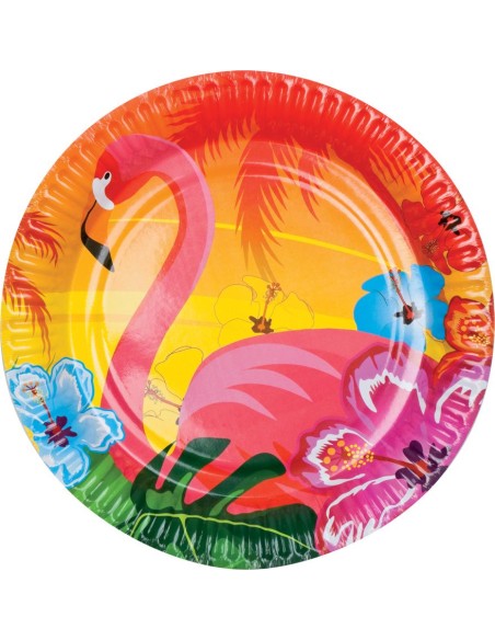 6 assiettes Hawaï