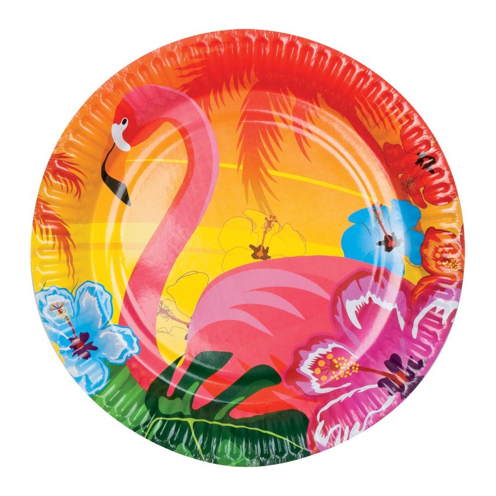 6 assiettes Hawaï