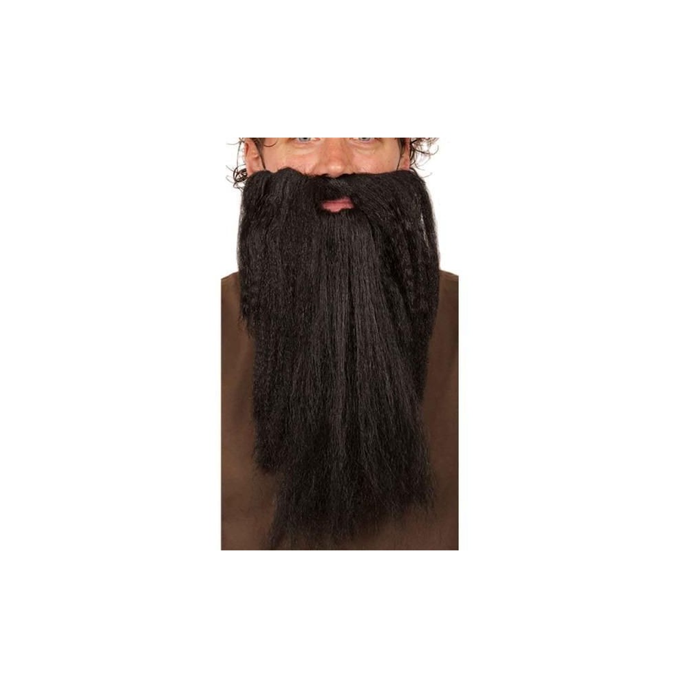 Barbe longue noire