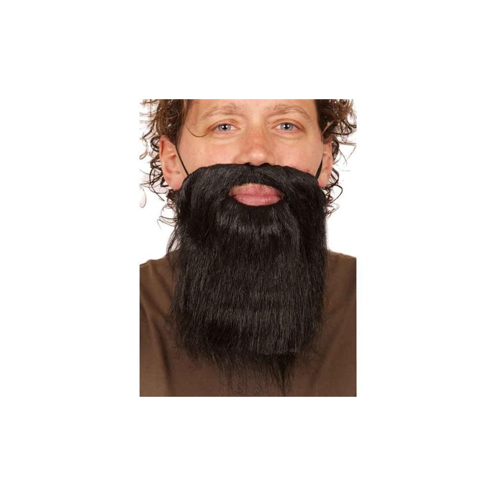 Barbe courte noire