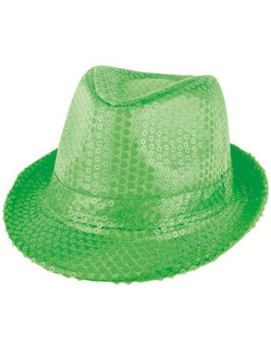 Borsalino sequin fluo