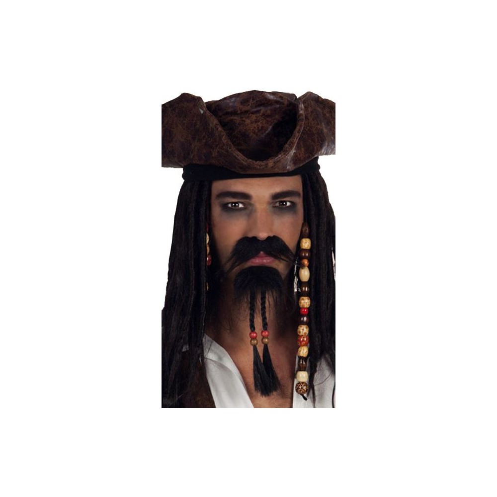 Moustache et bouc pirate