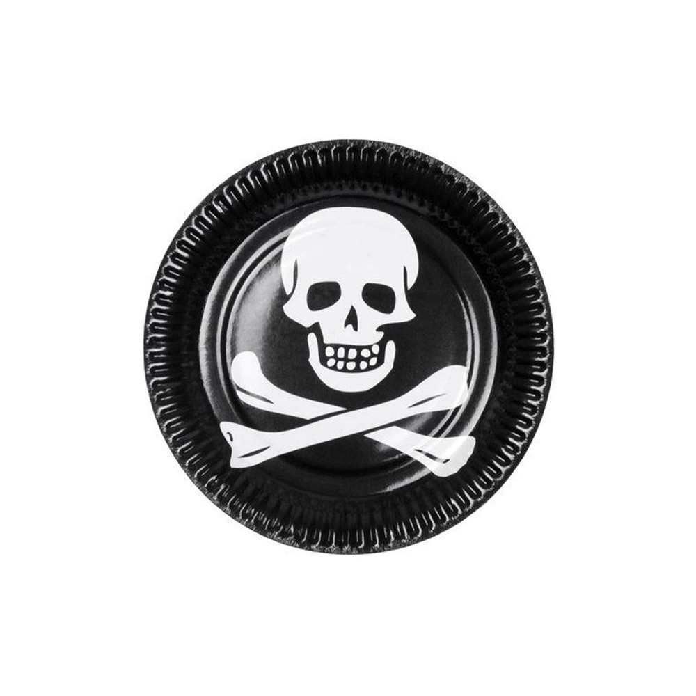 6 assiettes pirate