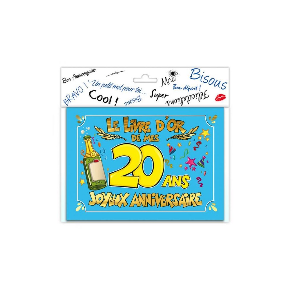 Livre d'or 20 ans