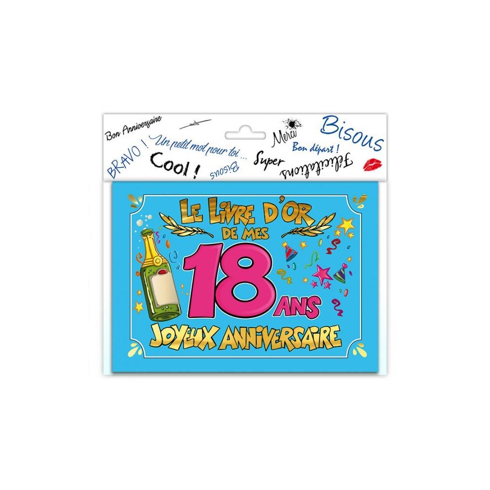 Livre d'or 18 ans
