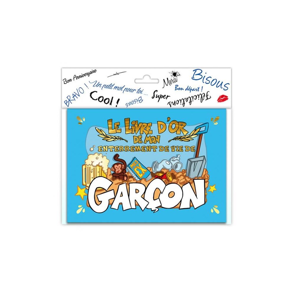 Livre d'or enterrement vie de garçon