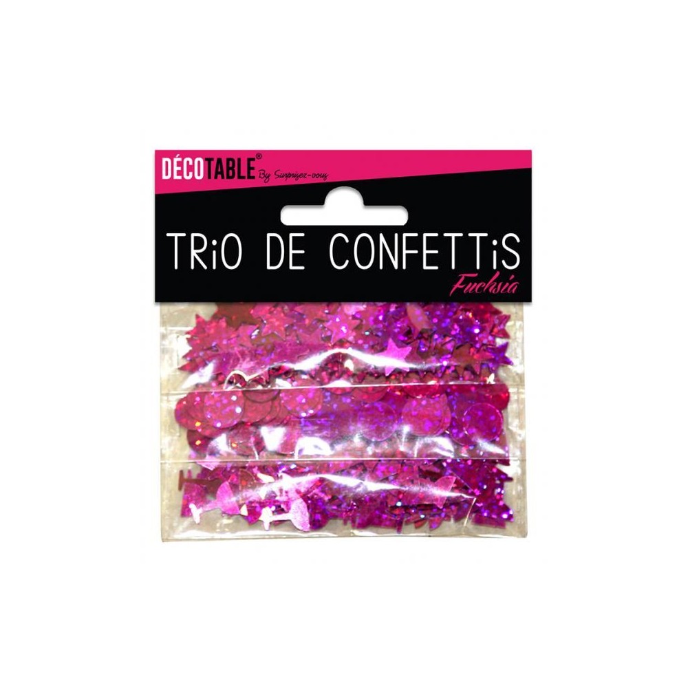 Trio de confettis