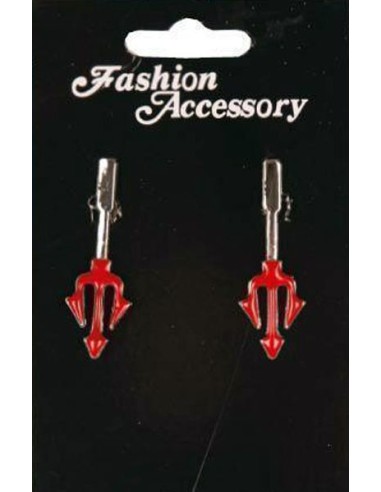 Boucles d'oreilles fourche de diable