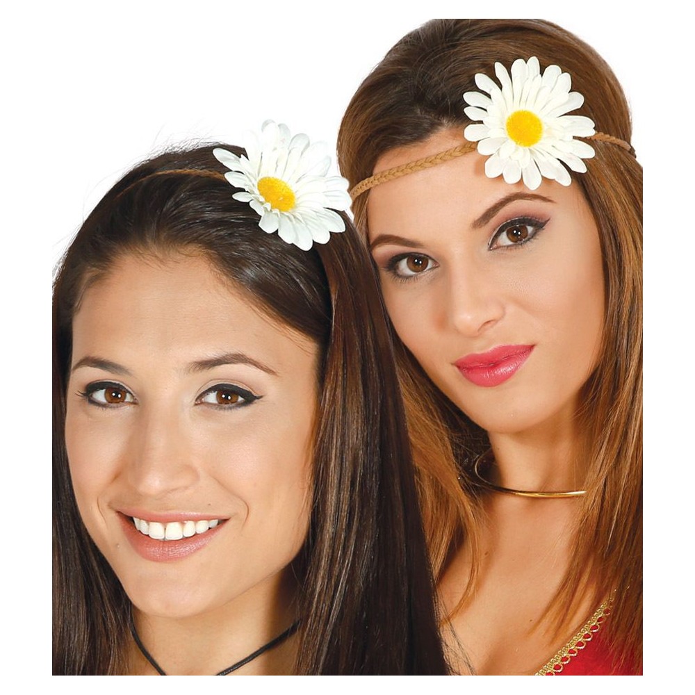 Bandeau hippie avec marguerite