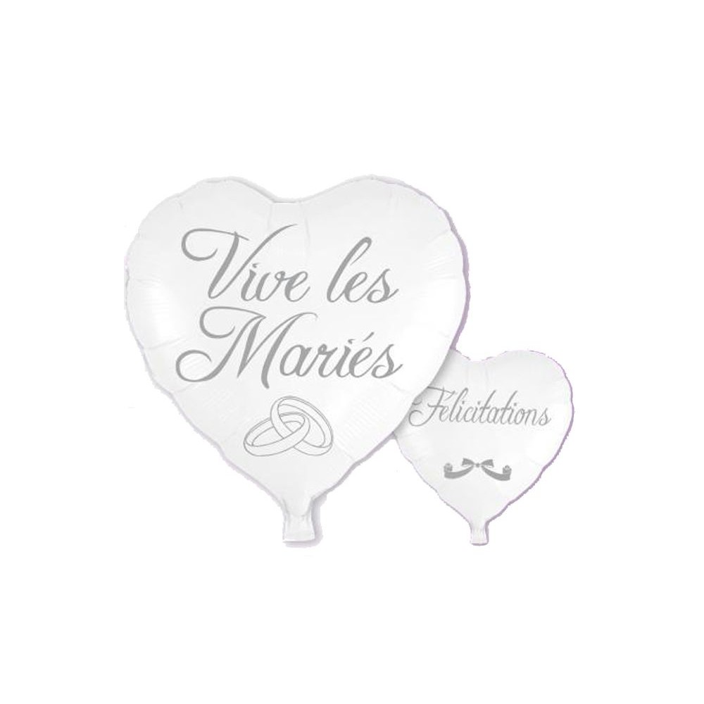 Ballon vive les mariés