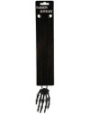 Collier main de squelette noire bijou original pour Halloween