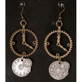 Boucles d'oreilles steampunk