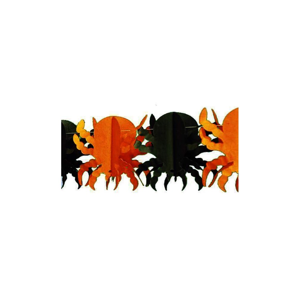 Guirlande araignées bicolore