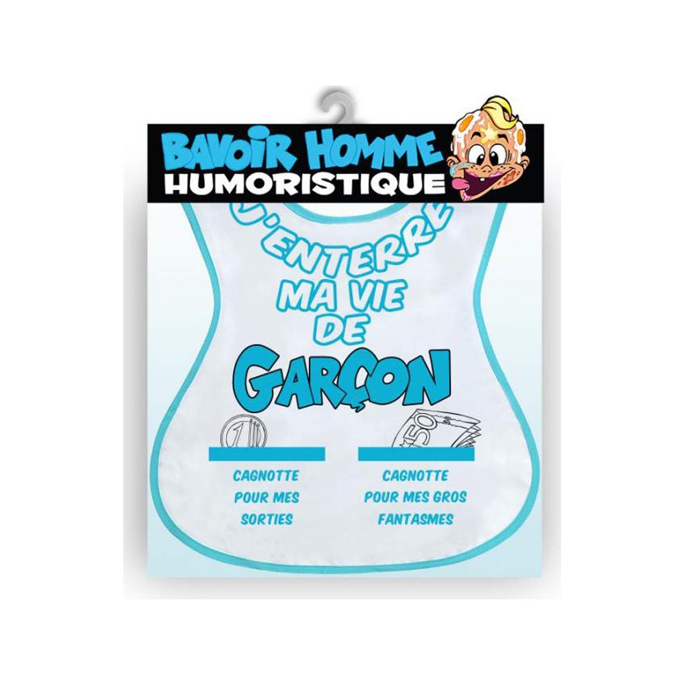 Bavoir j'enterre ma vie de garçon