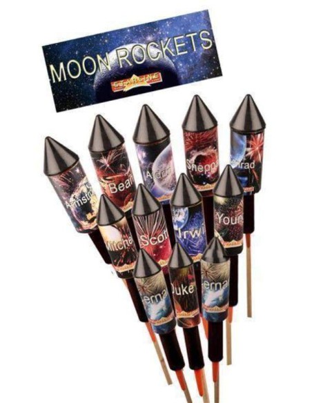 10 fusées Moon Rockets