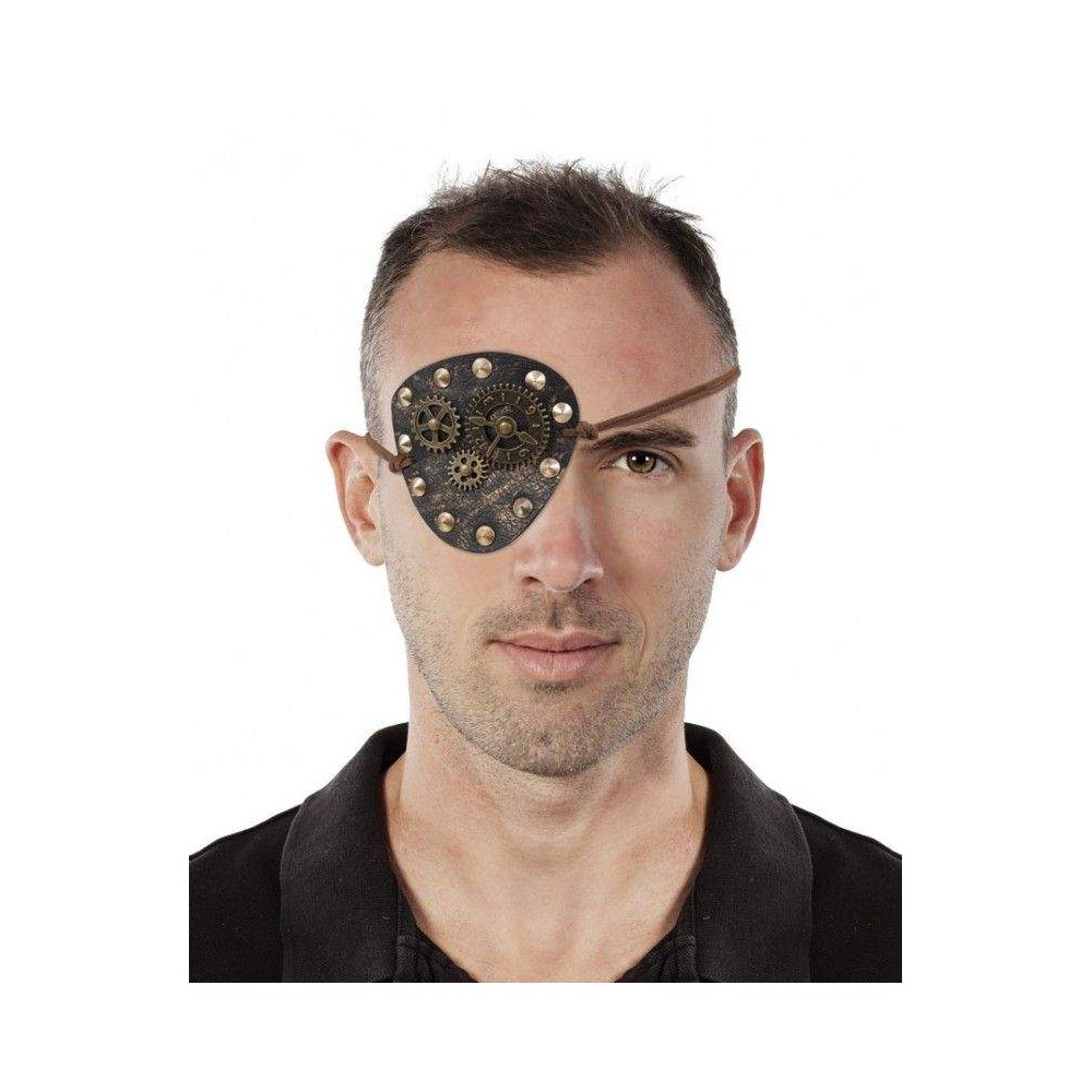 Cache-oeil steampunk