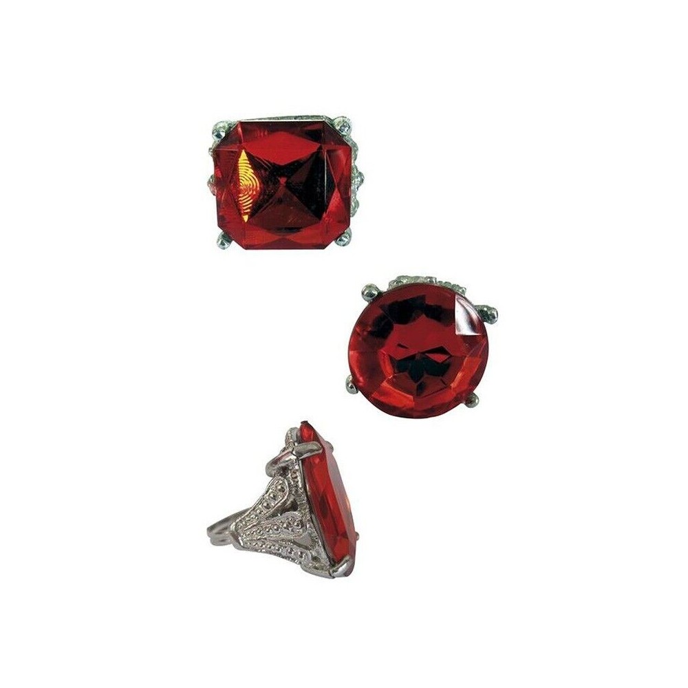 Bague fausse pierre précieuse