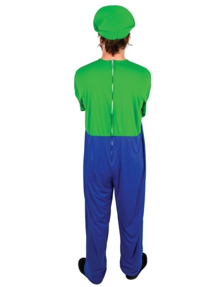 Déguisement plombier vert et bleu