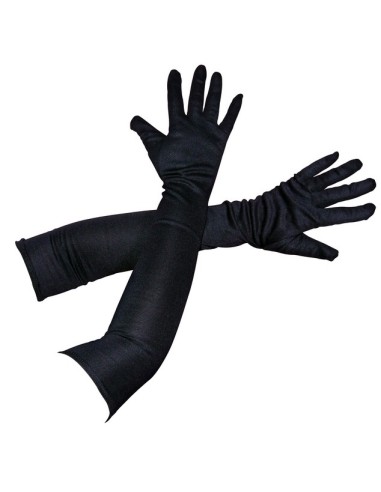Gants longs noirs