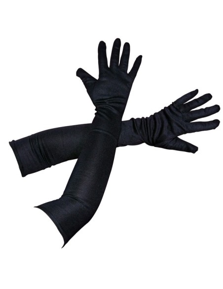 Gants longs noirs