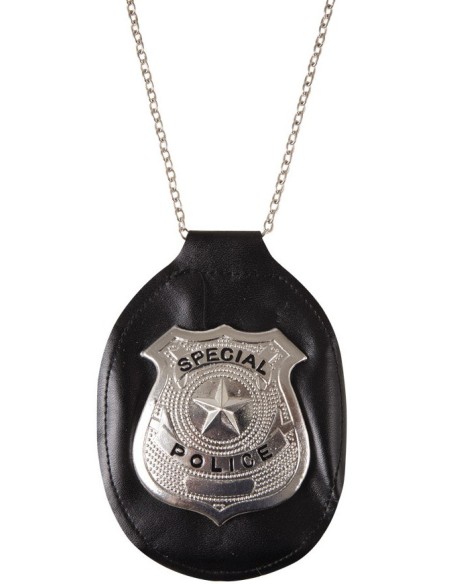 Collier badge policier