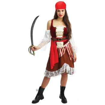 Déguisement de pirate pour femme luxe