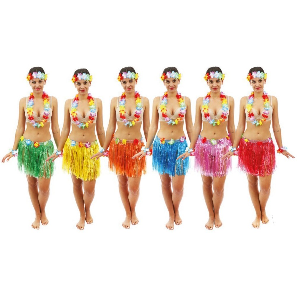 Jupe hawaïenne 40cm