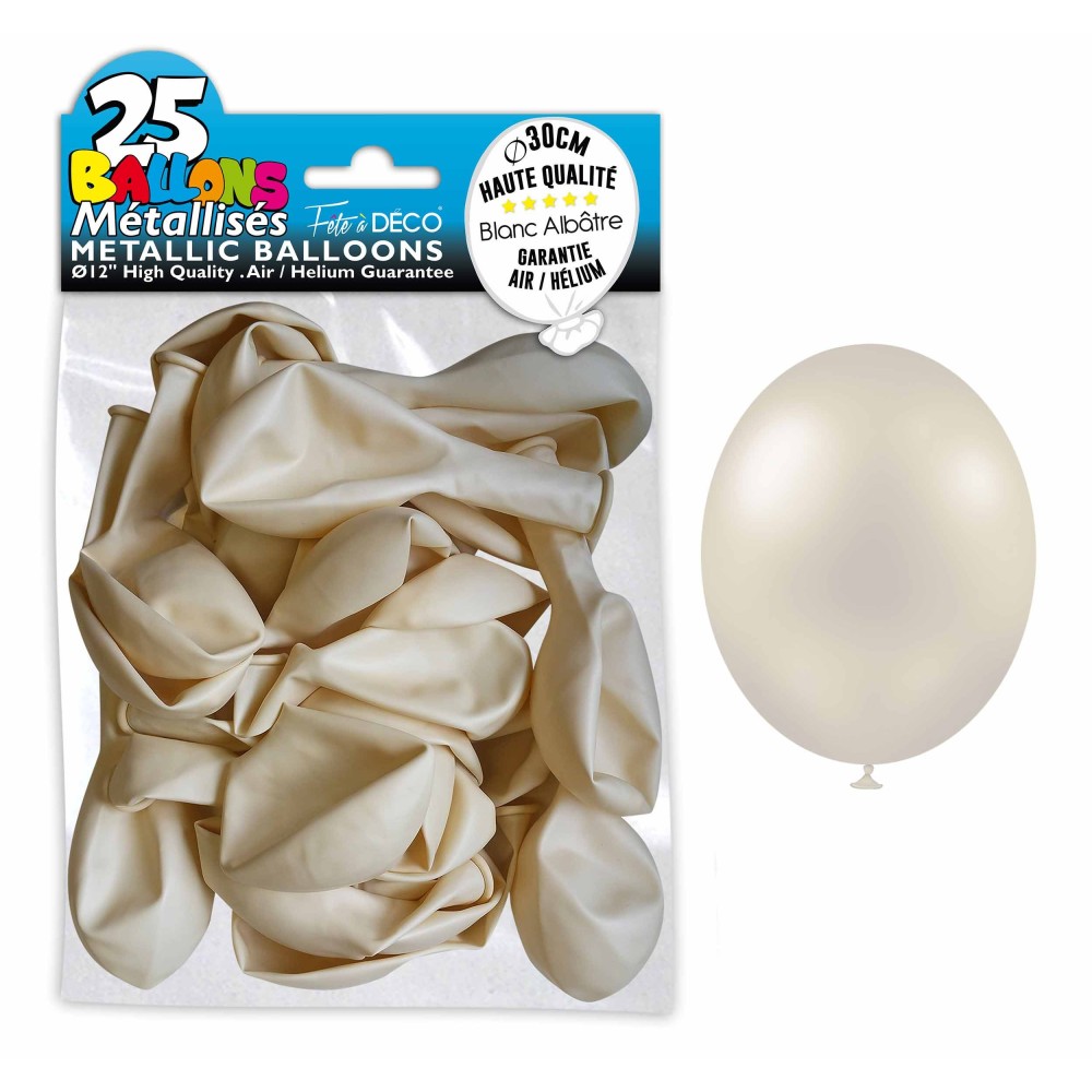 25 ballons métal