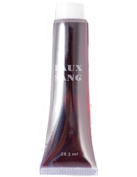 Tube de faux sang en gel pour maquillage Halloween sanguinolant