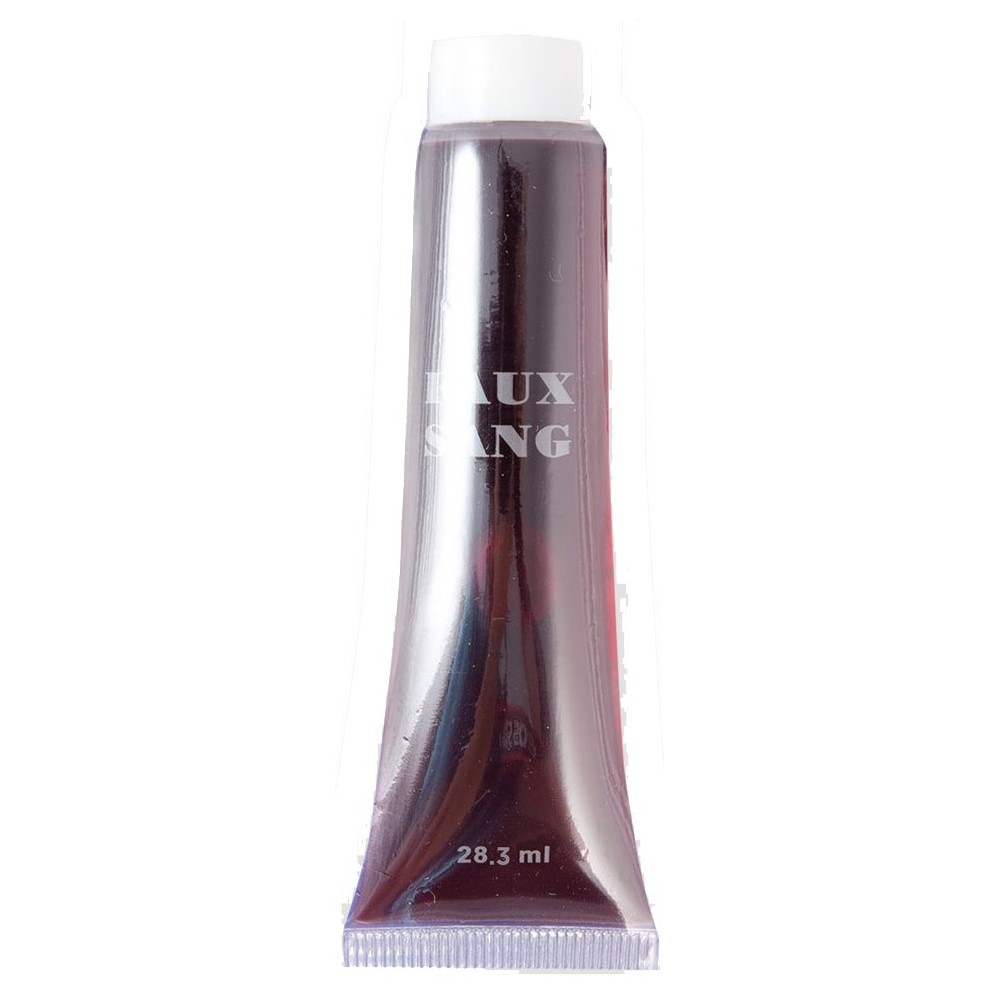 Tube de faux sang en gel pour maquillage Halloween sanguinolant
