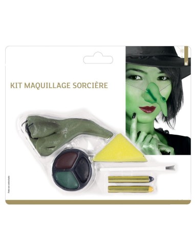 Accessoires pour maquillage de sorcière Halloween