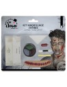 Set maquillage zombie avec cicatrice