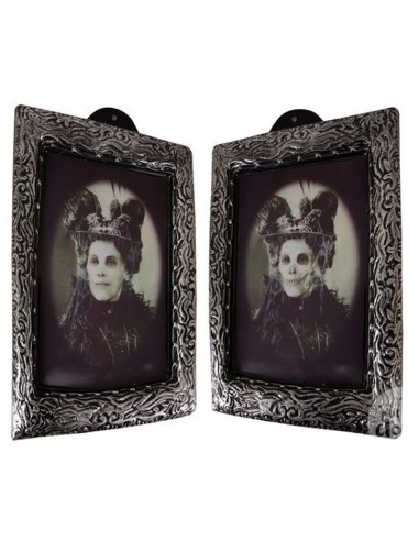 Cadre photo horreur Halloween avec l'image qui change