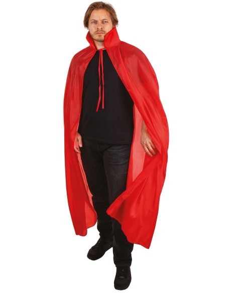 Cape rouge avec col