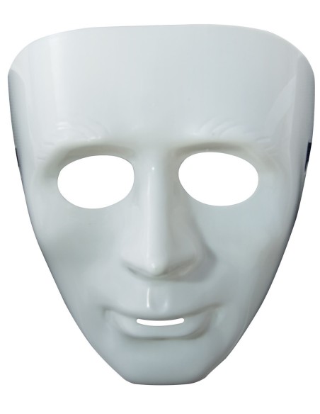 Masque blanc rigide