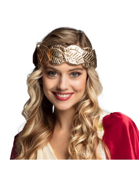 Bandeau feuilles de laurier dorées