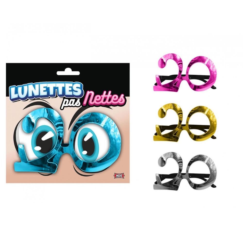 Lunettes anniversaire 20 ans