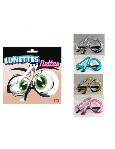 Lunettes anniversaire 40 ans